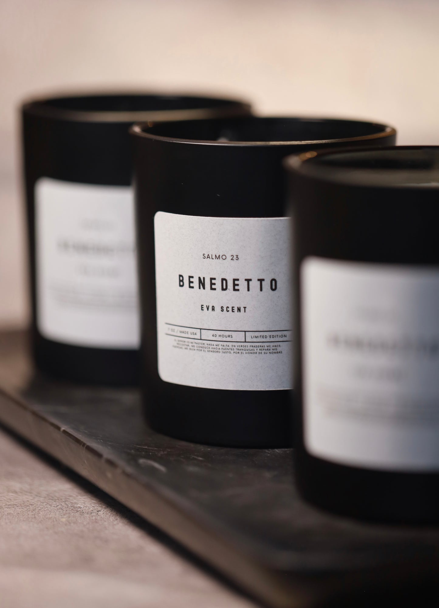 Luxury candle Essenza Origine Benedetto