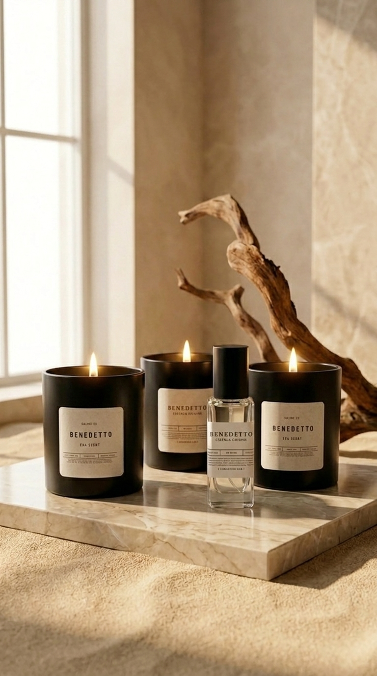 Combo 3 velas 3 ambientadores y 1 ambientador gratis